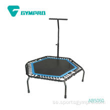 4-vikbar hexagon fitness trampolin